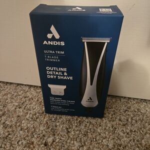 Andis Precision Grooming Tool Black and Silver